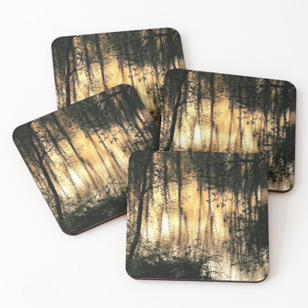 Item preview, #300         Shadows And Glimmering Reflections On Pond designed and sold by MyInnereyeMike.
