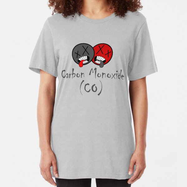 Carbon Monoxide (CO) Slim Fit T-Shirt