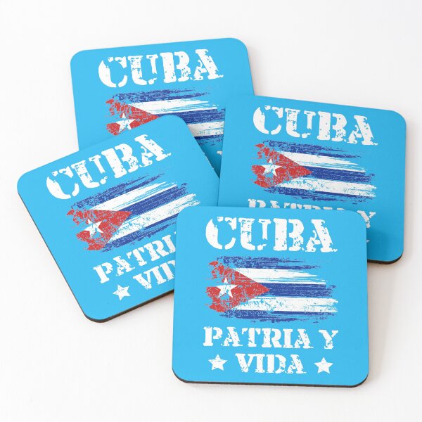 Item preview, Cuba Patria-y-Vida Cuba Freedom Cuba Flag Cuban Pride designed and sold by Capiral Bucketlist.