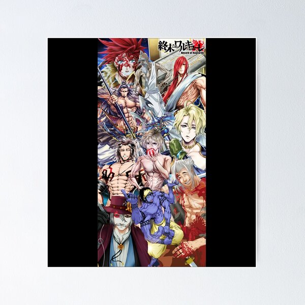 Record Of Ragnarok All Characters  Art Board Print for Sale by