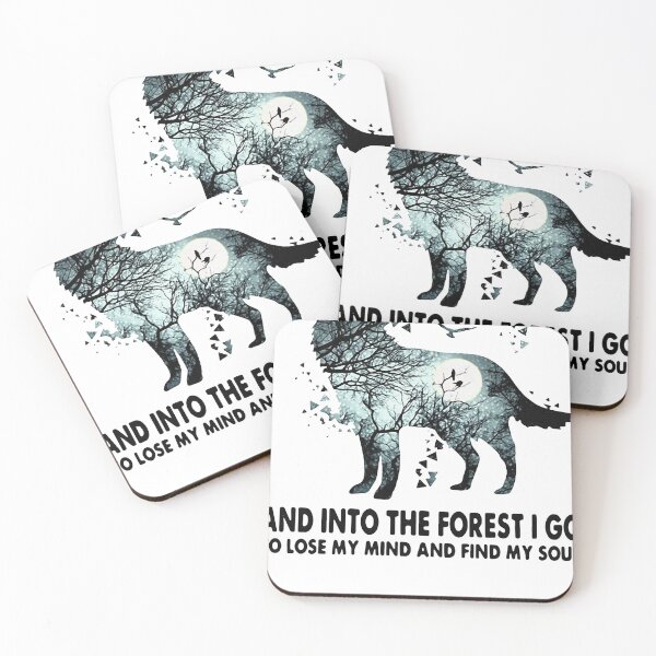 Item preview, Wolf And Into The Forest Go I To Lose Mind My And Find My Soul designed and sold by KatiestoreDT.