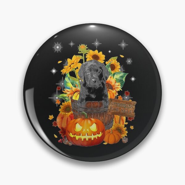 Item preview, Bucket Black Labrador Fall Halloween Pumpkin For Sale designed and sold by marshapgp.