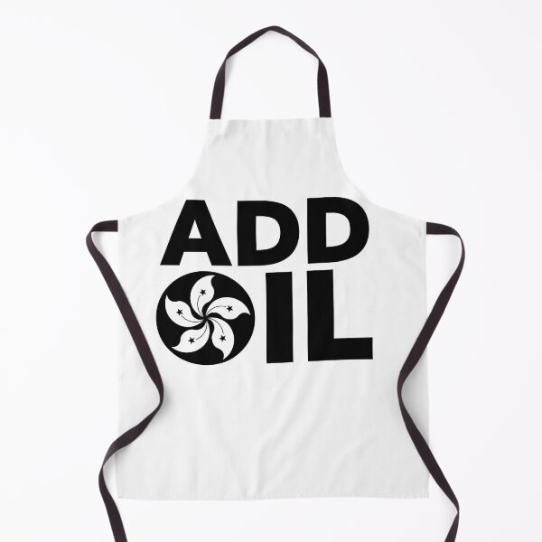 Item preview, Hong Kong Add Oil Protest Design with Hong Kong Flag Black version. designed and sold by Good-Politics.
