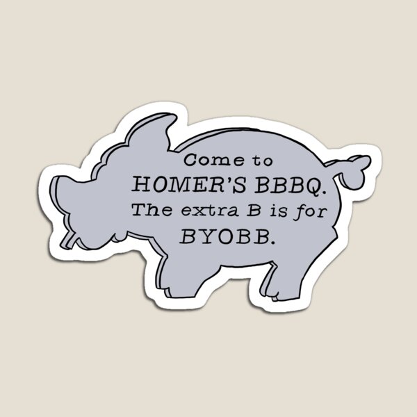 Item preview, Come To Homers BBBQ designed and sold by mxllytxmms.