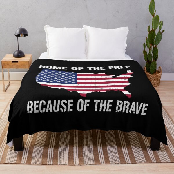 Item preview, Because Of The Brave Patriotic Home Of The Free designed and sold by elisamarez97.