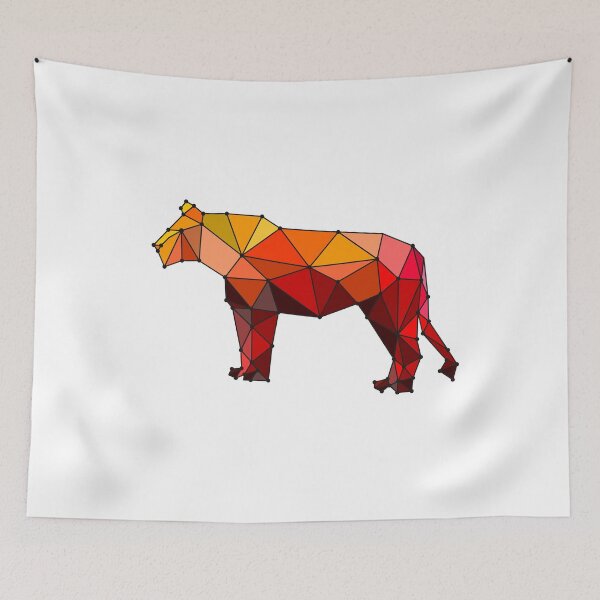 Item preview, Geometric Tiger designed and sold by sanashibata.