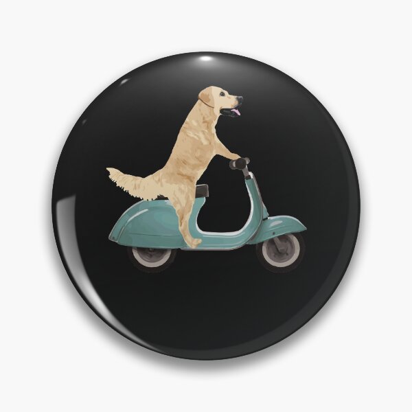 Item preview, Dog on a Scooter Funny Labrador Pullover Hoodie designed and sold by marshapgp.