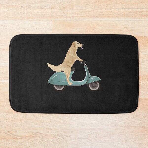 Item preview, Dog on a Scooter Funny Labrador Pullover Hoodie designed and sold by marshapgp.