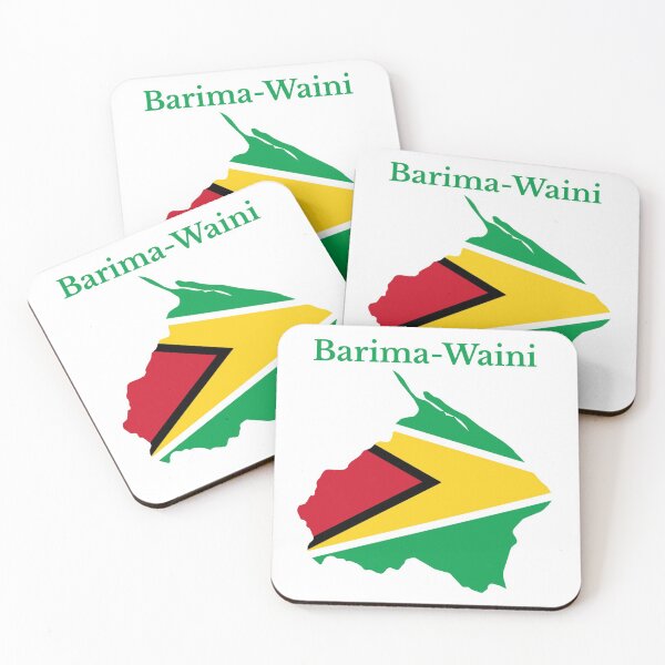 Item preview, Barima-Waini Region Map Design, Guyana. designed and sold by marosharaf.