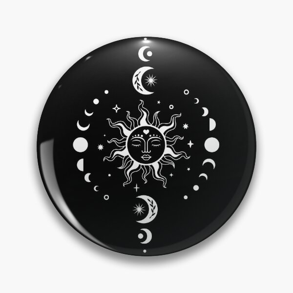 Item preview, Sun and moon phase boho  designed and sold by ShutterKapan.