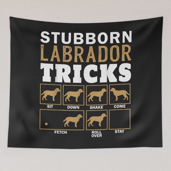 Item preview, Funny Stubborn Labrador Retriever Dog Tricks Black Lab Gifts designed and sold by marshapgp.