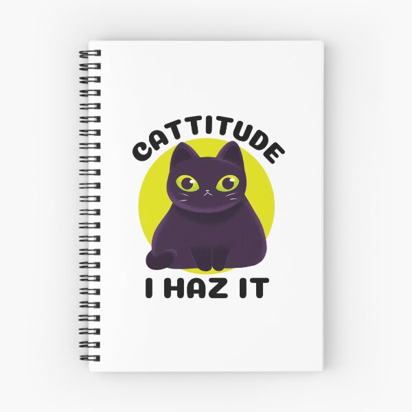 Item preview,  I Haz Cattitude | Cattitude I Haz It | Funny Cute Halloween Cat designed and sold by SunsetCloud.