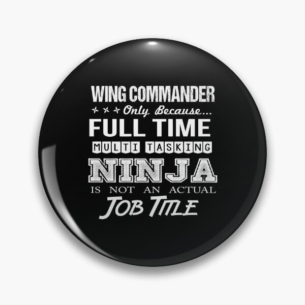 Item preview, Wing Commander T Shirt - Multitasking Ninja Job Gift Item Tee designed and sold by zubakbrita.