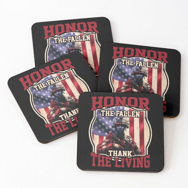 Item preview, Honor The Fallen Thank The Living Memorial Day Veteran designed and sold by elisamarez97.