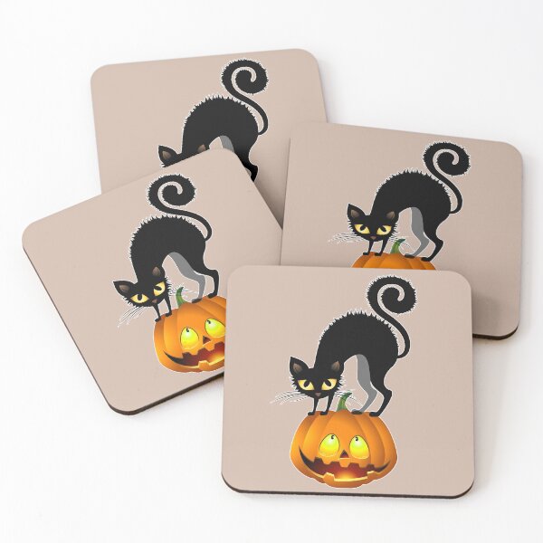 Item preview, Halloween black cat designed and sold by amanish2.