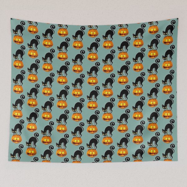 Item preview, Halloween black cat designed and sold by amanish2.