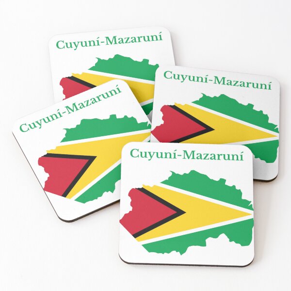 Item preview, Cuyuni-Mazaruni Region Map Design, Guyana. designed and sold by marosharaf.