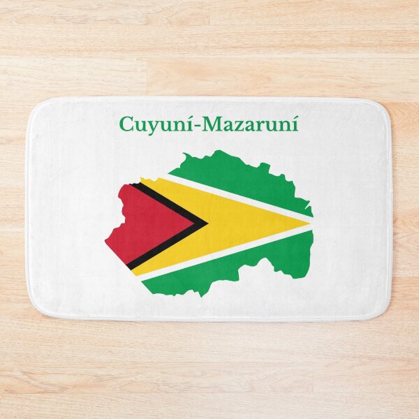 Item preview, Cuyuni-Mazaruni Region Map Design, Guyana. designed and sold by marosharaf.