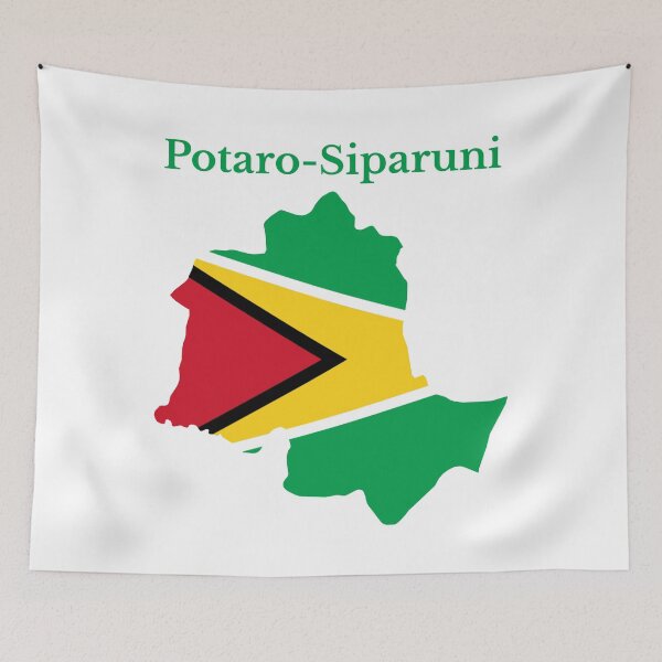 Item preview, Potaro-Siparuni Region Map Design, Guyana. designed and sold by marosharaf.
