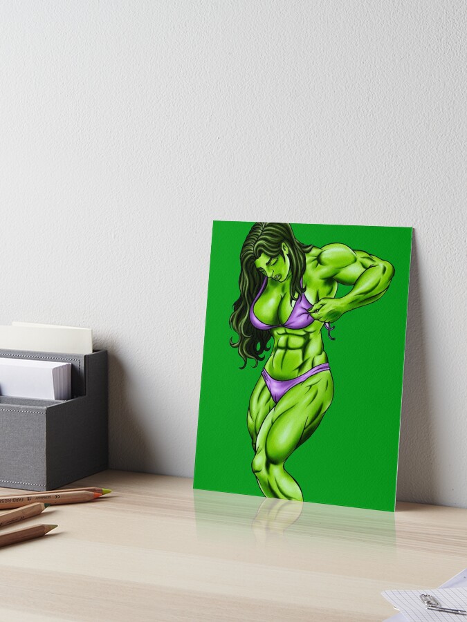 She-Hulk Sexy Girl Art Board Print for Sale by DonnellHoux