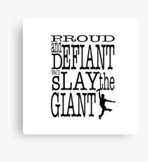 Newsies: Slay the Giant Canvas Print