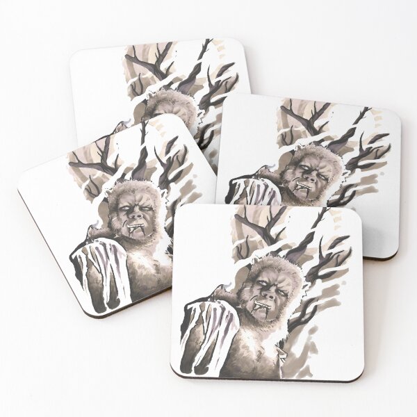 Item preview, WEREWOLF custom HALLOWEEN art horror drawing designed and sold by 999shirts.