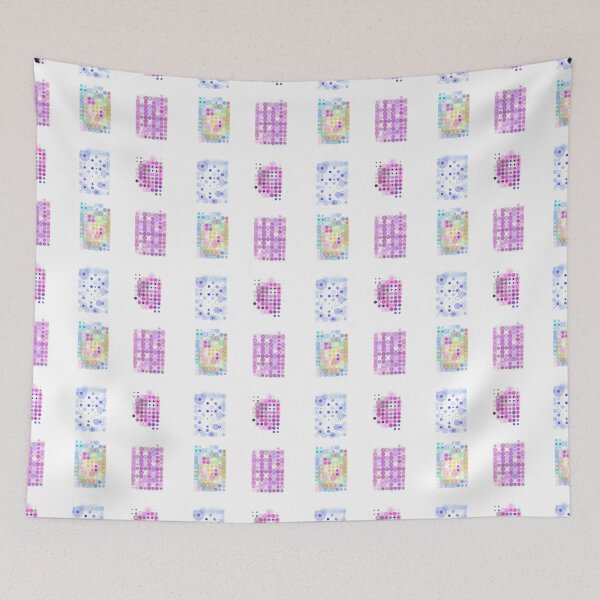 Item preview, Abstract Concentric Circles Pattern Designs Mixed Rectangular Blocks Patchwork designed and sold by H3designs.
