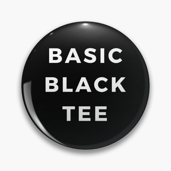 Item preview, Basic Black Tee Minimalist designed and sold by quirky-artistry.