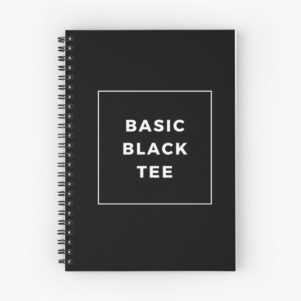 Item preview, Basic Black Tee Minimalist designed and sold by quirky-artistry.