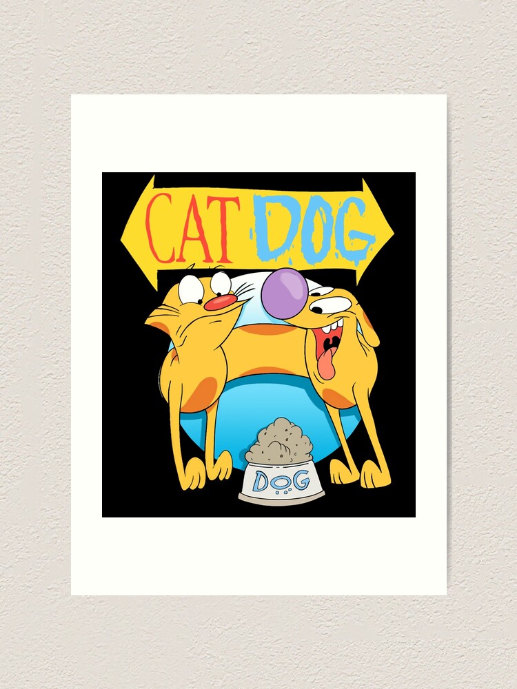 "CatDog! Movie Funny Catdog Cartoon Cute" Art Print For Sale By ...