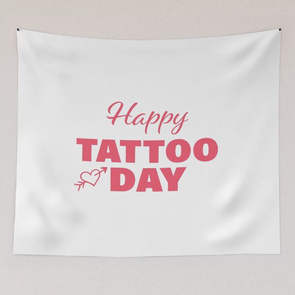 Item preview, Happy Tattoo Day! designed and sold by FunFactsFactory.