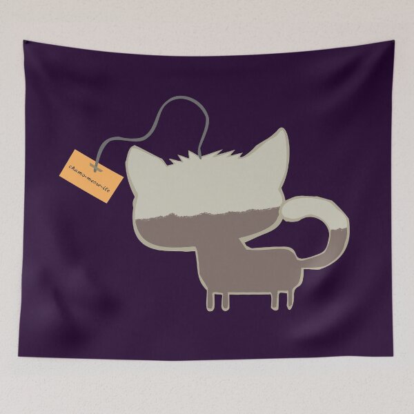 Item preview, Chamo-meow-ile - Cute Teabag designed and sold by MissBennett.