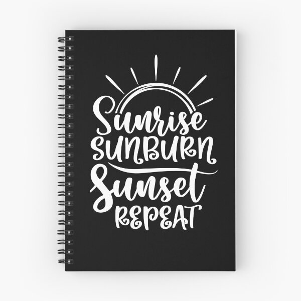Item preview, Sunrise Sunburn Sunset Repeat designed and sold by ShutterKapan.