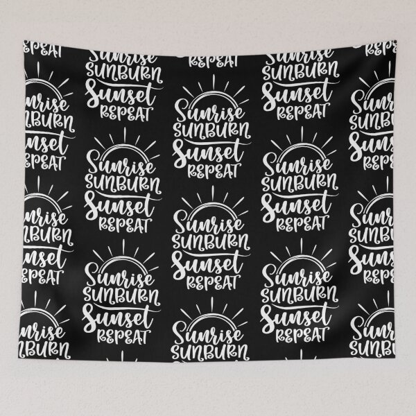 Item preview, Sunrise Sunburn Sunset Repeat designed and sold by ShutterKapan.
