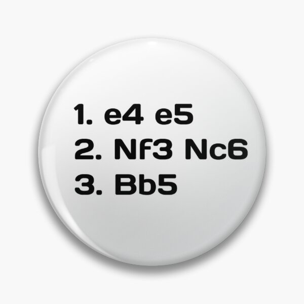 Item preview, Ruy Lopez Chess Notation designed and sold by GambitChess.