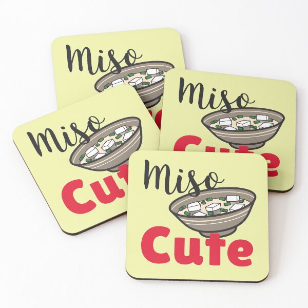 Item preview, Miso Cute Funny Food Pun Design designed and sold by lmcvinco.