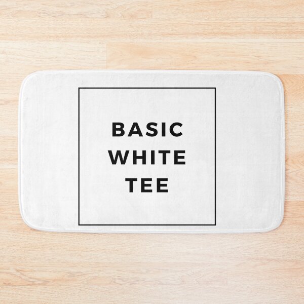 Item preview, Basic White Tee Minimalist designed and sold by quirky-artistry.