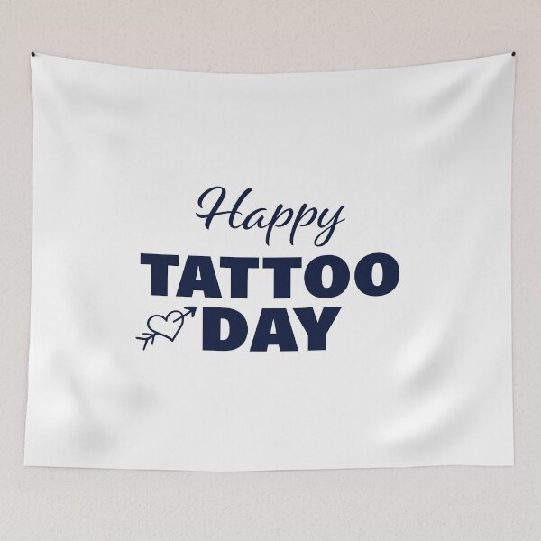 Item preview, Happy Tattoo Day! designed and sold by FunFactsFactory.
