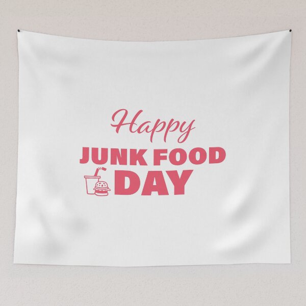 Item preview, Happy Junk Food Day! designed and sold by FunFactsFactory.