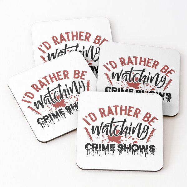 Item preview, I’d Rather Be Watching Crime Shows designed and sold by boopsblunt.