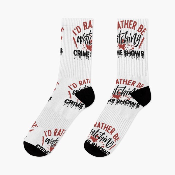 Item preview, I’d Rather Be Watching Crime Shows designed and sold by boopsblunt.
