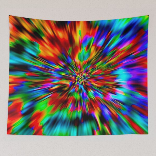 Item preview, Rainbow Wormhole Tie-Dye Pattern designed and sold by willybadu.