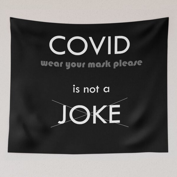 Item preview, covid is not a joke designed and sold by Abu3mad 98.