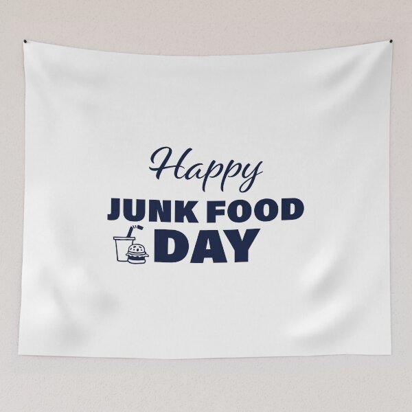 Item preview, Happy Junk Food Day! designed and sold by FunFactsFactory.