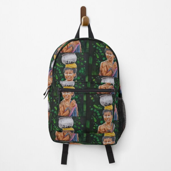Item preview, Asian Tribal Old Woman Drawing designed and sold by SuvrasaiMerch.