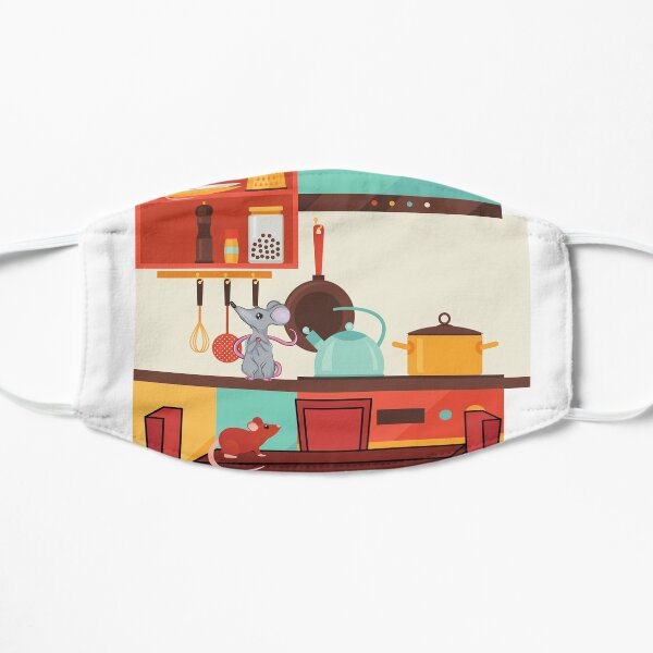 My Kitchen is haunted by rats. Flat Mask