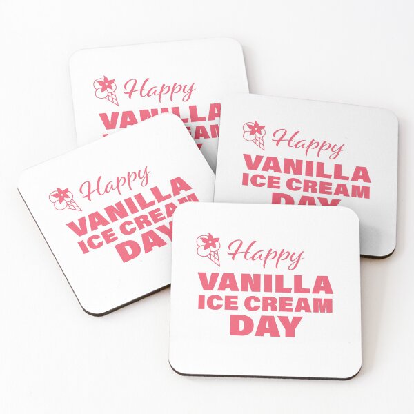 Item preview, Happy Vanilla Ice Cream Day! designed and sold by FunFactsFactory.