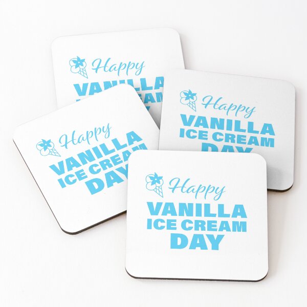 Item preview, Happy Vanilla Ice Cream Day! designed and sold by FunFactsFactory.