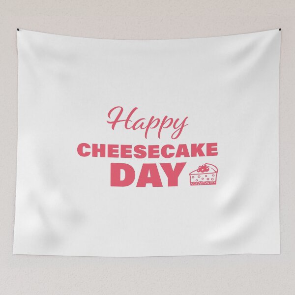 Item preview, Happy Cheesecake Day! designed and sold by FunFactsFactory.