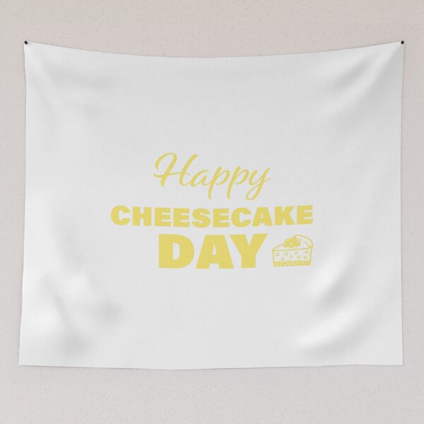 Item preview, Happy Cheesecake Day! designed and sold by FunFactsFactory.